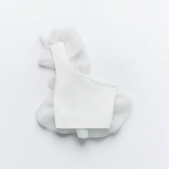 ZARA ORGANZA TOP - Picture 6 of 7